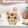 Wall Display Donut Stand For Parties Wooden Doughnut Stand Board For Donut Party Sweet Birthday Wedding Table Decorations