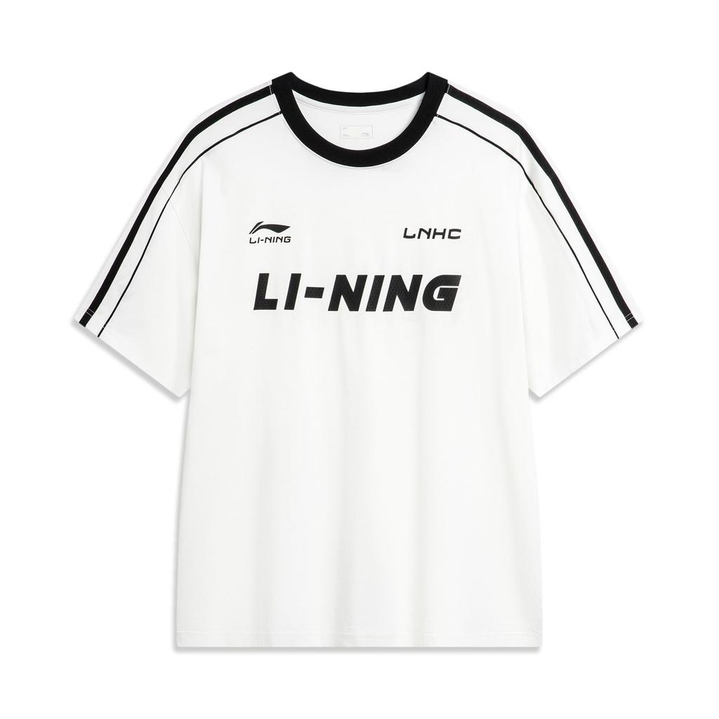 LiNing Sports Fashion Collection T Shirt Unisex Ivory AHSU657-1