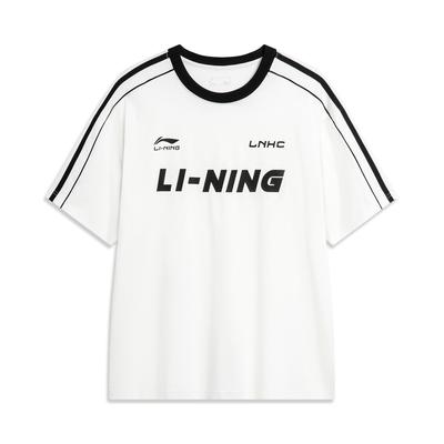 LiNing Sports Fashion Collection T Shirt Unisex Ivory AHSU657-1