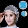 100 pezzi/Confezione Copricapo Monouso a Rete Bouffant Antipolvere Cappellini Antipolvere Traspiranti Cappelli per Doccia Bagno Cucina