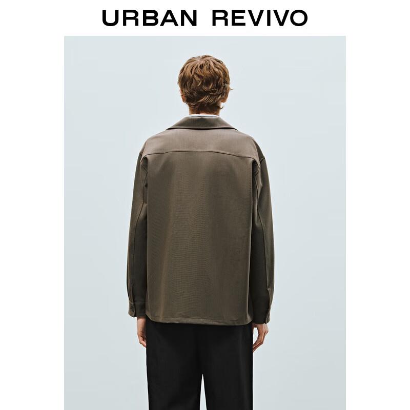 UR Men's Autumn Retro Loose Fit Long Sleeve Button Shirt