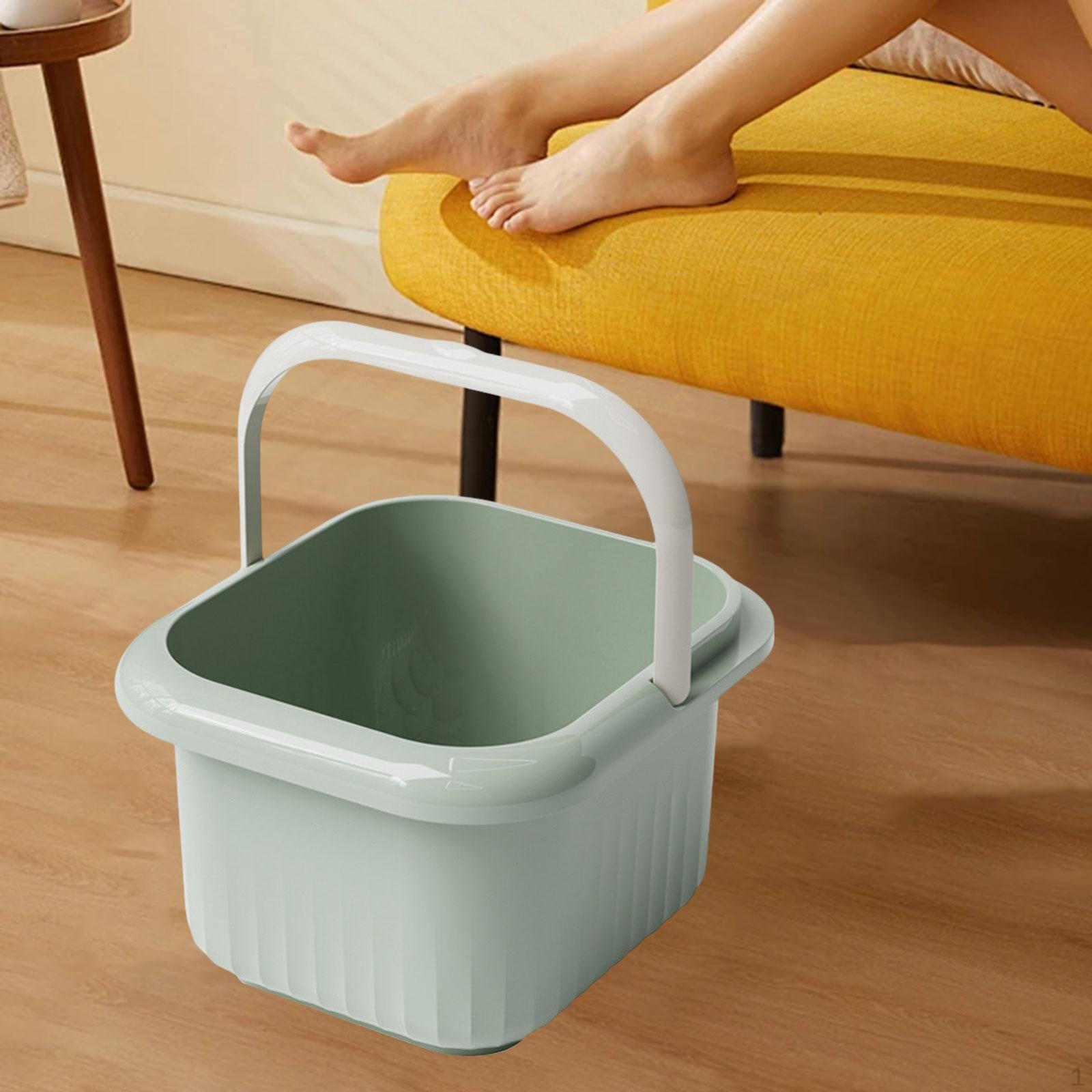 

Foot Bath Soak Tub SPA Bucket Portable Massage Soaker Basin Thickened for Hotel Travel