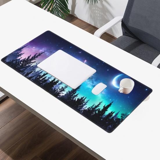 Gaming Mouse Pad Non-Slip Design Wear Resistant Extra Large Keyboard Mouse Mat Desk Pad Decoration Computer Accessories