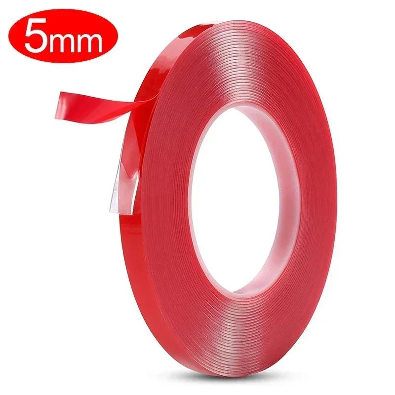 3 Meters Double Sided Adhesive Tape Acrylic Waterproof Strong Mounting Tape Strip High Viscosity Tape for Home Car Wall Stickers