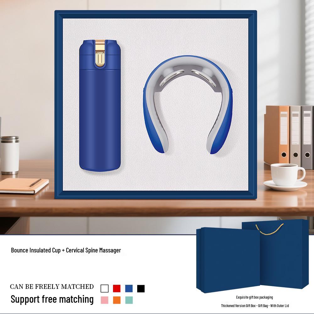 Custom Logo Insulated Mug Gift Set for Company Events and Customer Souvenirs