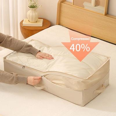 Large Capacity Moving Packing Bag Waterproof Dustproof Children Clothes Storage Bag With Lid Multi-Functional Clothes Organizer
