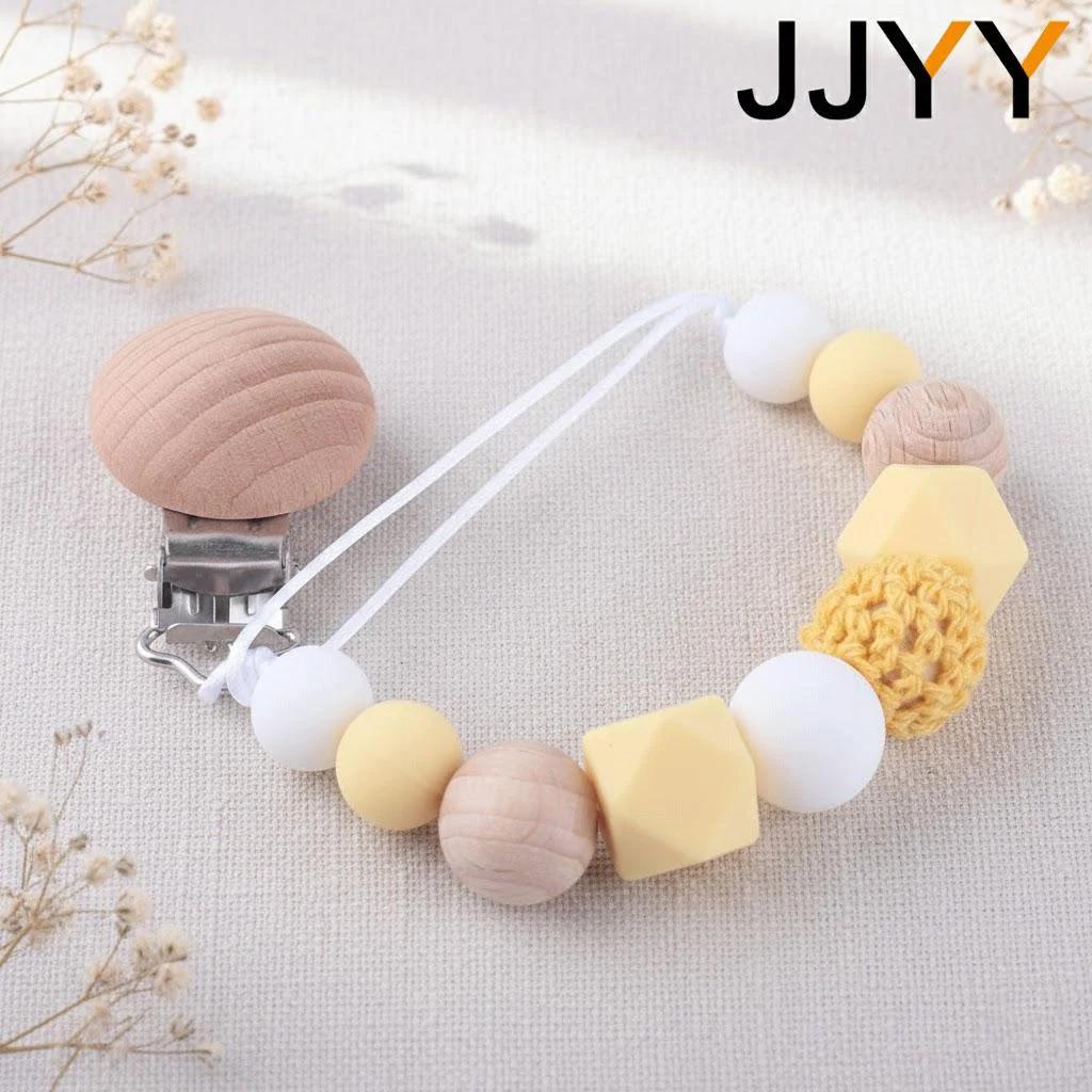 Baby Pacifier Clip Teether Soft Silicone Anti-Drop Chain Molar Toy for Newborn Infant Feeding Accessories