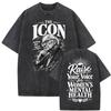 Kevin Reddington Raise Your Voice Women’s Mental Health Vintage Washed T Shirt Men's High Quality Casual Cozy Oversized T-shirts
