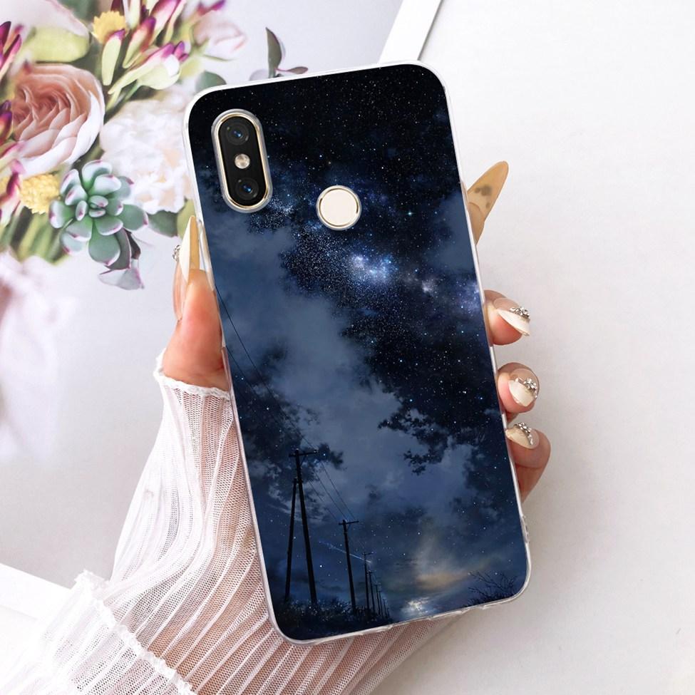 Transparent For Xiaomi Mi 8 Case Cover Luxury Fashion Butterfly Funny Cute Painted Casing M1803E1A