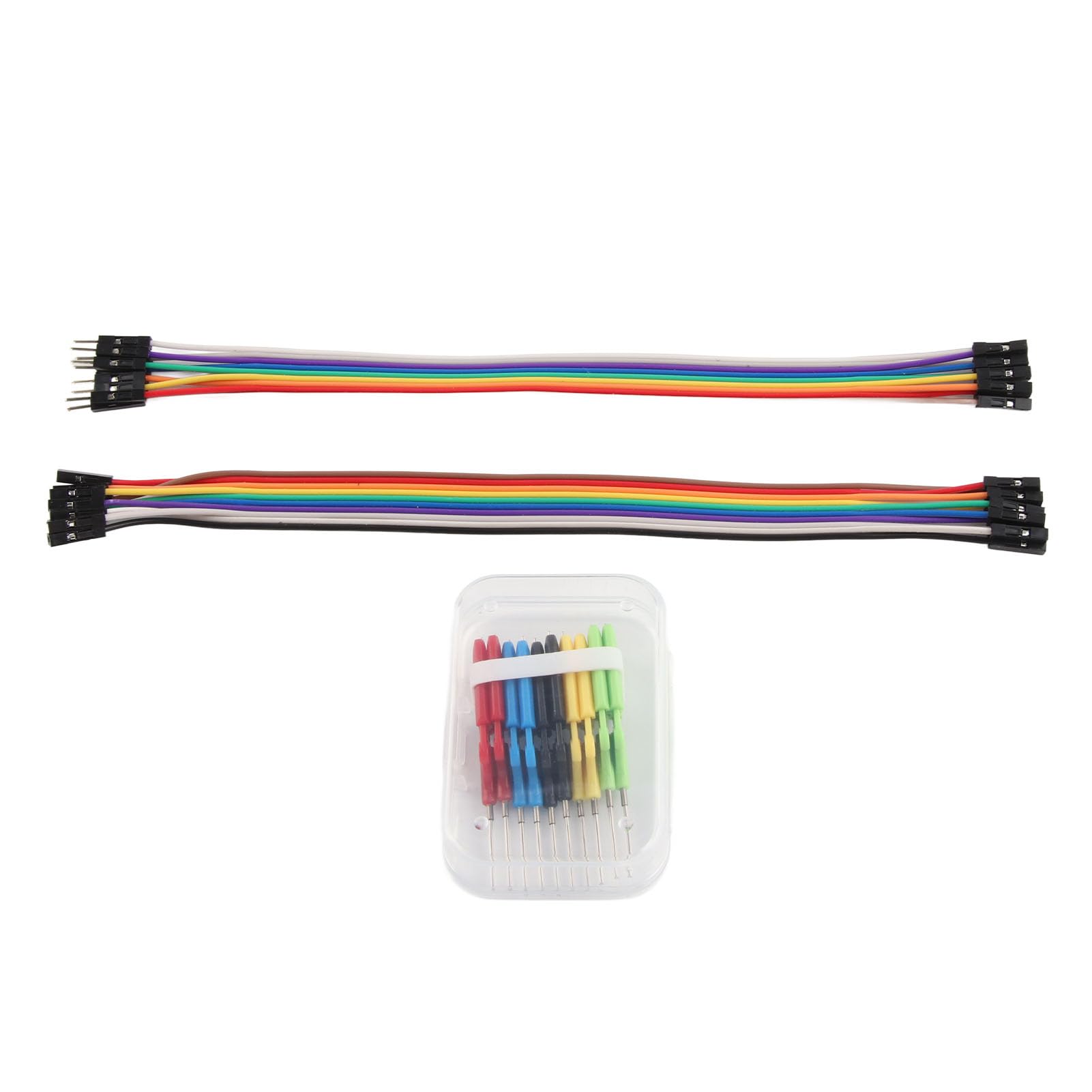 

SDK08 Test Clip, Ultra-Small Clip Chip Foot Clip Micro IC Clamp for SOIC, TSSOP, TSOP, SSOP, MSOP, PLCC, QFP, TQFP, LQFP, SMD IC Test Chip