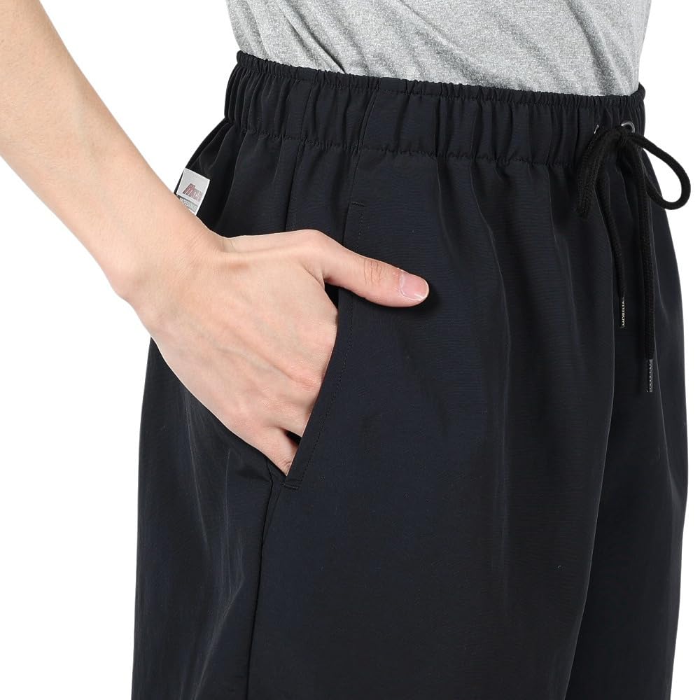 Soccer MORELIA Woven Shorts Half Pants Off the Pitch Unisex Adult Black Size S (P2MDB055)