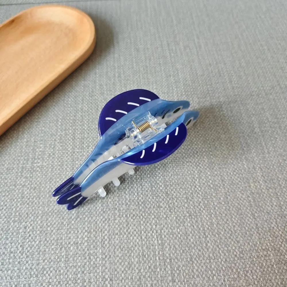 Fashion Sardines Hair Claw Clip Non Slip Lightweight Hairpin Cartoon Hair Barrettes Women Apparel Accessories Headwear