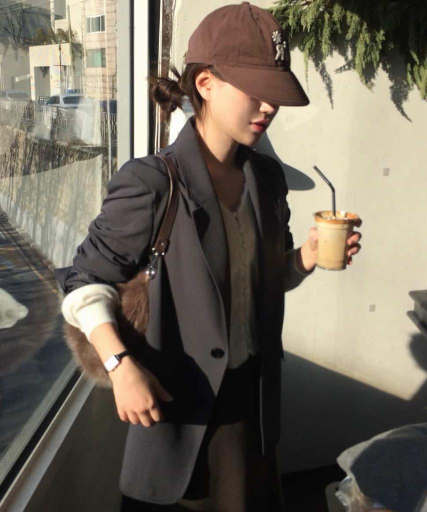 MIND BRIDGE WOMEN [W] Oversized Single Two-Button Blazer - 3 Colors
