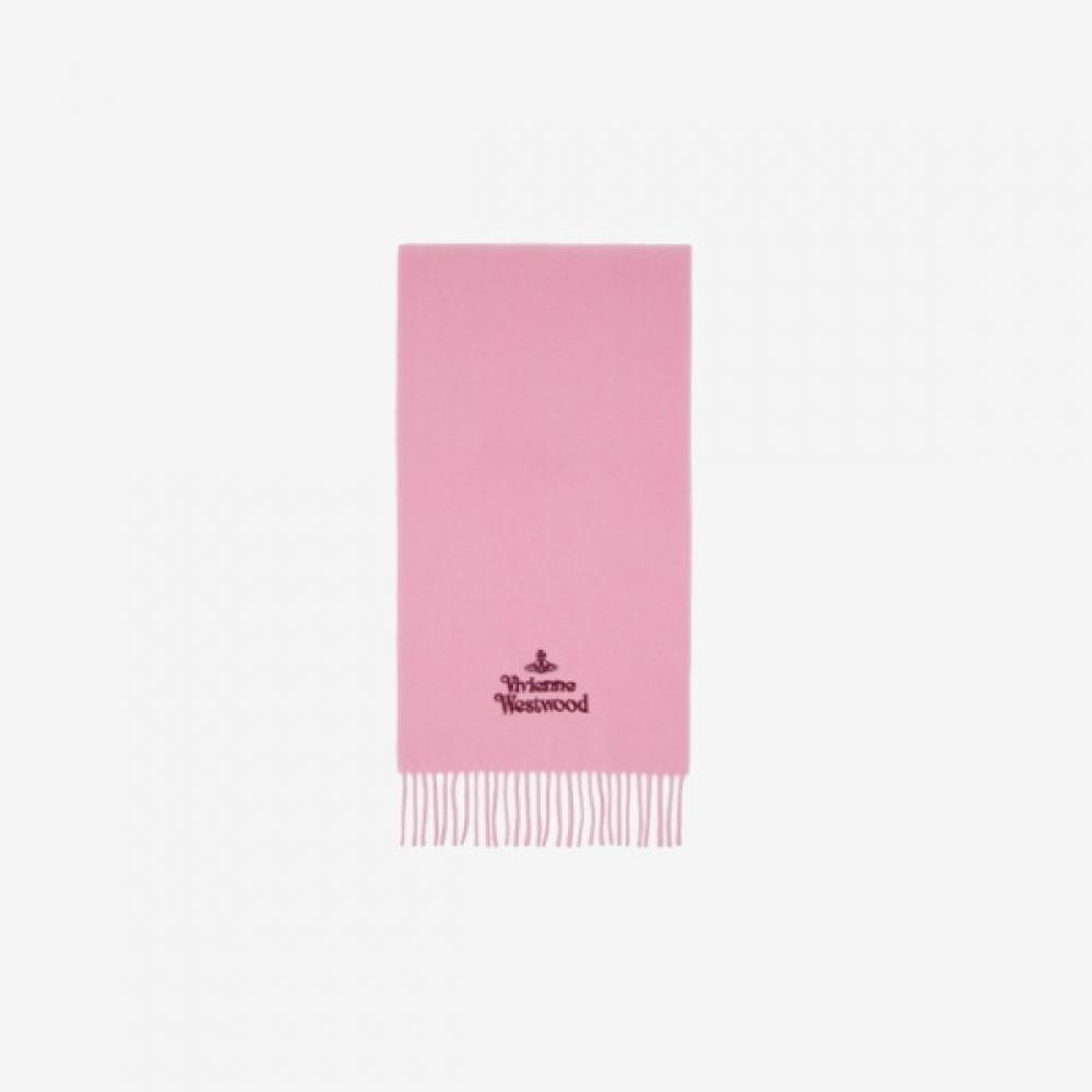 

Шарф с логотипом Vivienne Westwood розовый женский 81030007 W00q7 G401 ONE