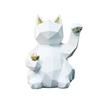 Lucky Cat Resin Sculpture - Modern Home Decor Statue, Stylish Desktop Furnishing, Creative Gift for Interior Ornament Lovers