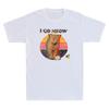 I Go Meow Funny Singing Cat Meme Humor Quote Vintage Unisexs Short Sleeve Tshirt