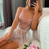 Suri's Cute And Sweet Sexy Lingerie Pajamas See-through Provocative Transparent Bed Nightdress Free From Temptation Passion Suit