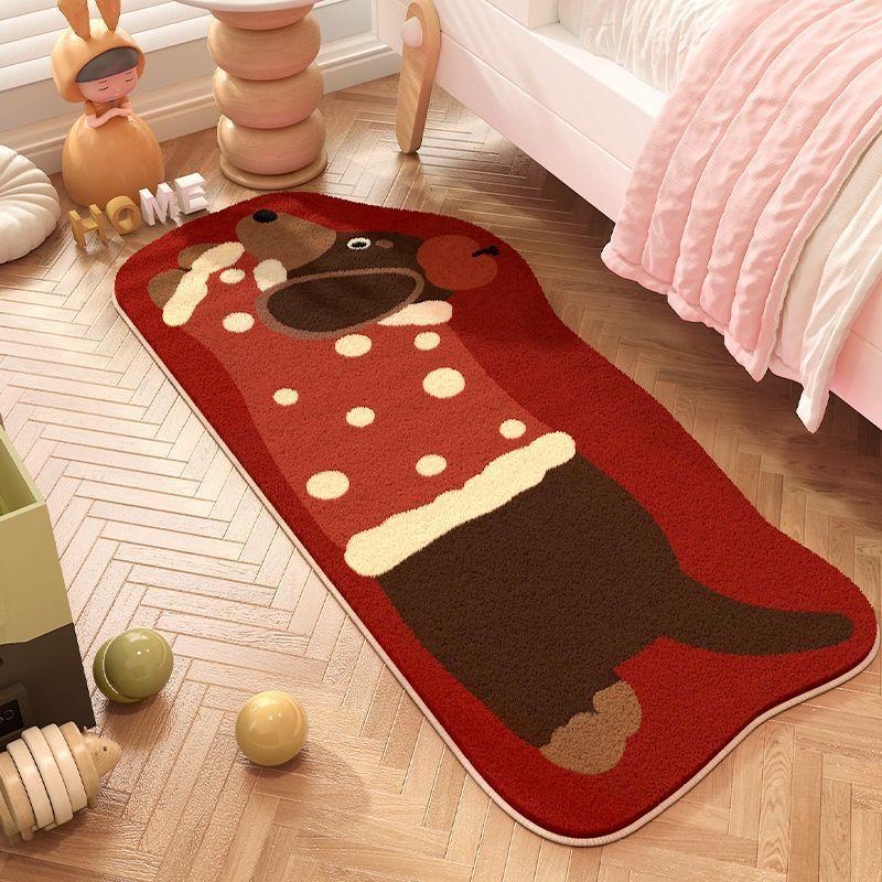 

Maillard Cartoon Cashmere Carpet Comfortable Soft Bedroom Bedside Children s Room Cloakroom Floor Mat Home Decoration 40x60cm 16x24inch