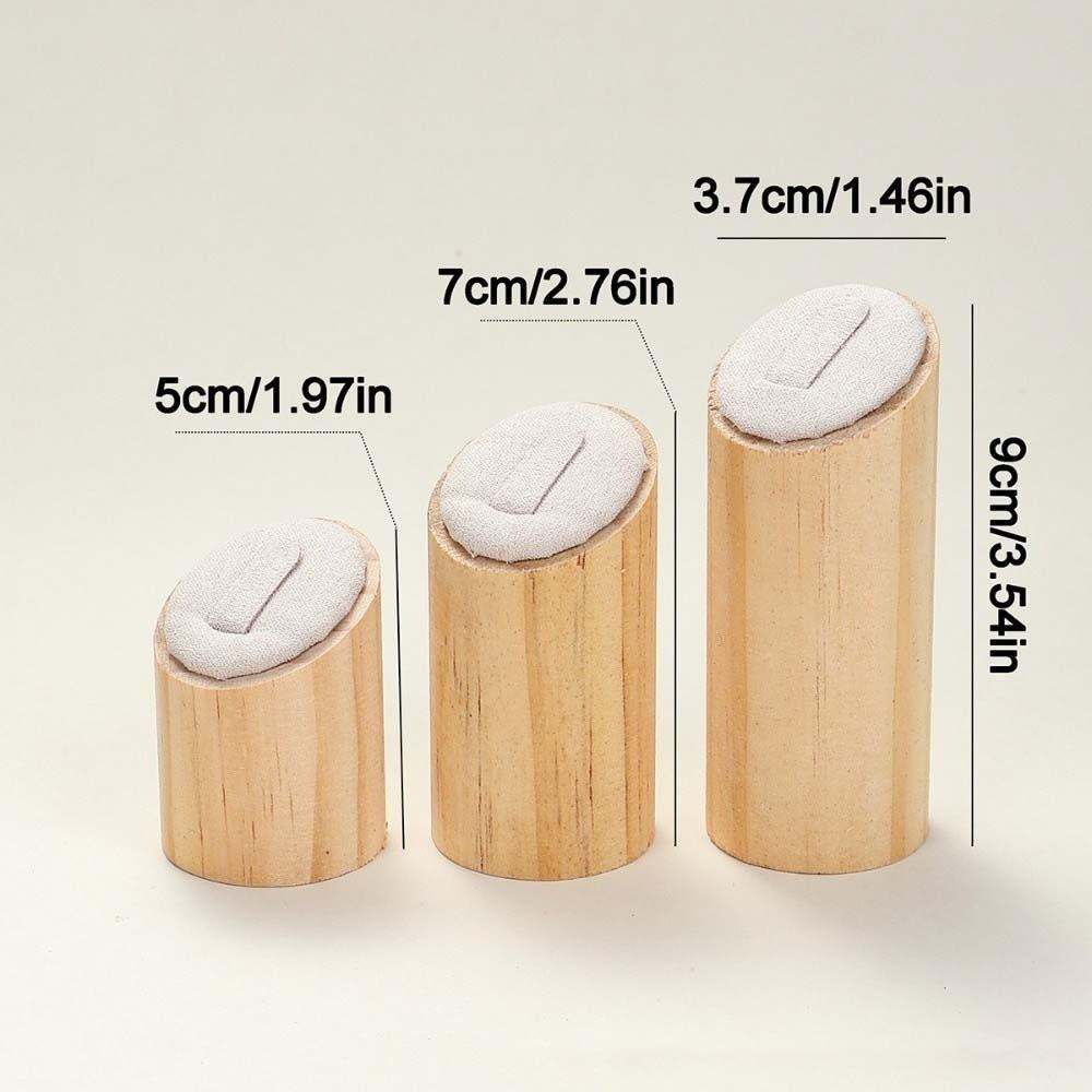 3Pcs/set Premium Desktop Storage Rack Elegant Ring Holder Ring Jewelry Display Rack  Display Props