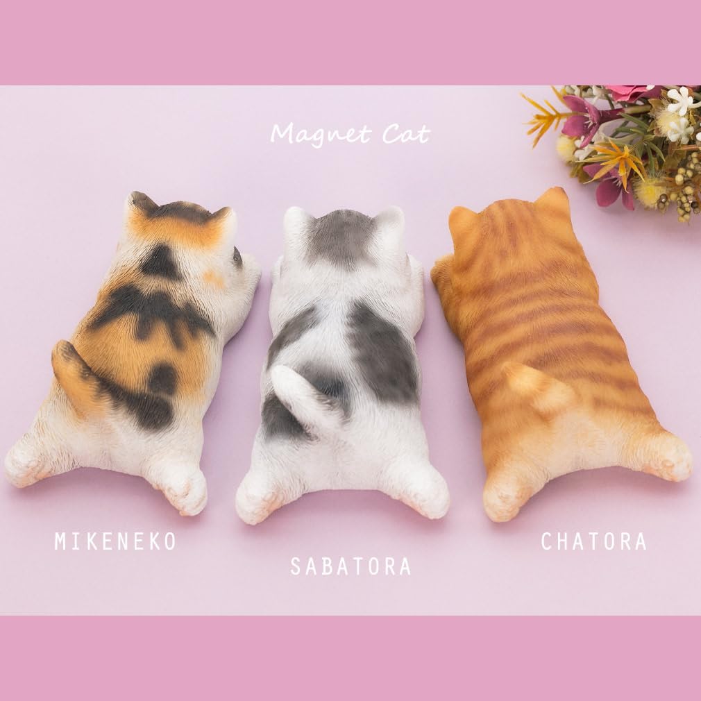 Devalier Ca216m [Authentic] Calico Cat Figurine, Cup Ramen, Magnet, Resin, Perfect Gift