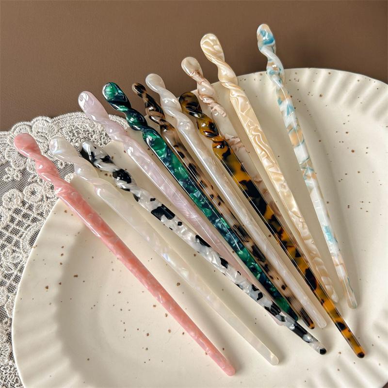 1PC Vintage Chinese Style Hair Sticks For Women Girls Fashion Hair Pin Chopstick Shaped Hair Clips Pins Jewelry Hair Accessories
