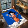 Tappeto Anime Dragon Ball Goku Tappeto Tappeto Grande Area Tappetino Pavimento Antiscivolo Lavabile Stanza Gamer Camera da Letto Decorazioni per la Casa -QJY