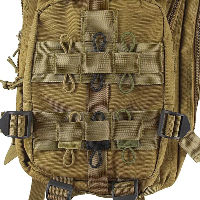 5Pcs/lot Antenna Binding Buckle Outdoor Tactical Molle System Backpack Vest Accessories Tactical Buckle Fixed Binding Retainer