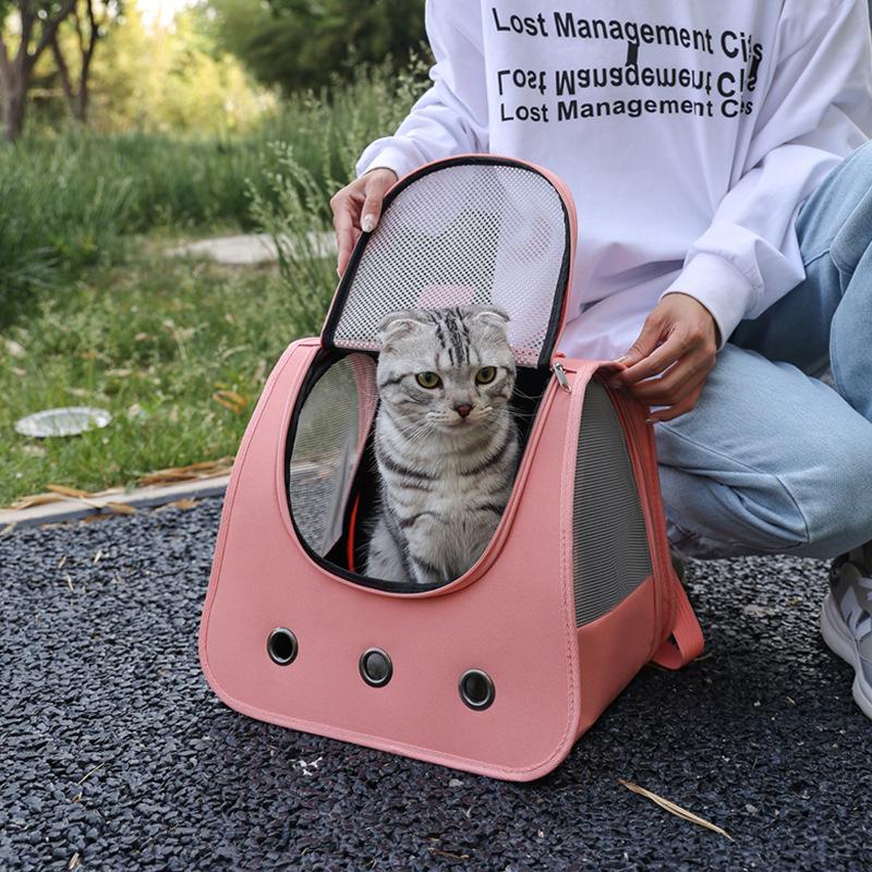 Cat Bag Pet Bag Outdoor Portable Tote Shoulder Bag Breathable Four Seasons Universal Cat Small Dog Pet Supplies