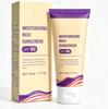 Moisturizing Sunscreen SPF50 Broad Spectrum Protection UV Defense Neutral Packaging for Face and Body