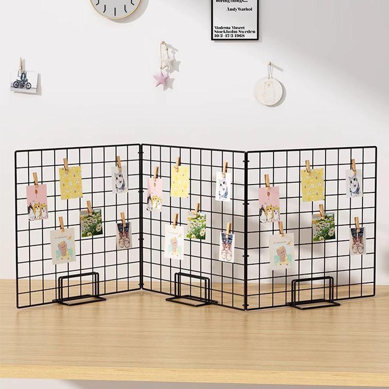 Kindergarten Art Display Wire Stand: Shelf, Photo Hanger & Accessories