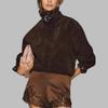 Women's Retro Slim Fit Long Sleeve Chain Jacket for Women Casual Outerwear