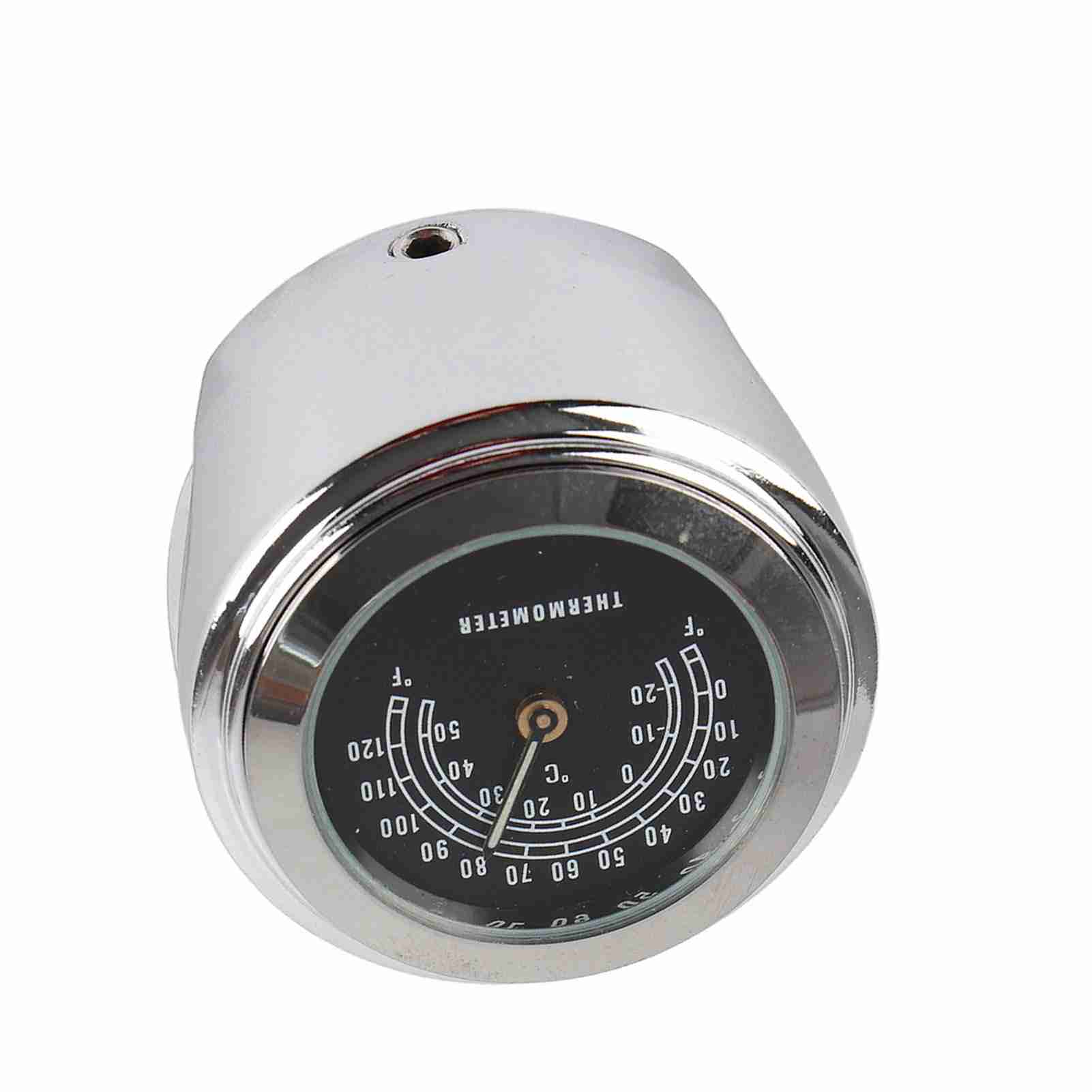 

22 25mm Waterproof Motorcycle Handlebar Mount Temp Thermometer Accessories(black)