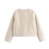 Giacca da Donna Euro-Americana con Fibbia a Nodo in Corda Double-Sided