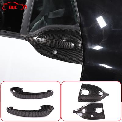 Auto Car Handle Protective Cover Door Handle Outer Bowls Trim Sticker For Mercedes Benz Smart 451 453 Fortwo Forfour