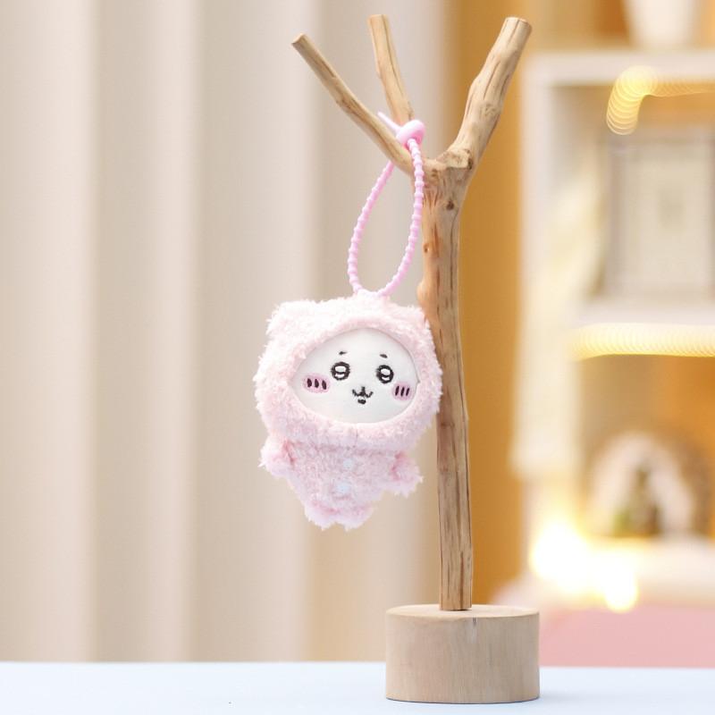 Panda Keychain Rabbit Cute Cartoon Girl Backpack Decorative Pendant Doll Plush