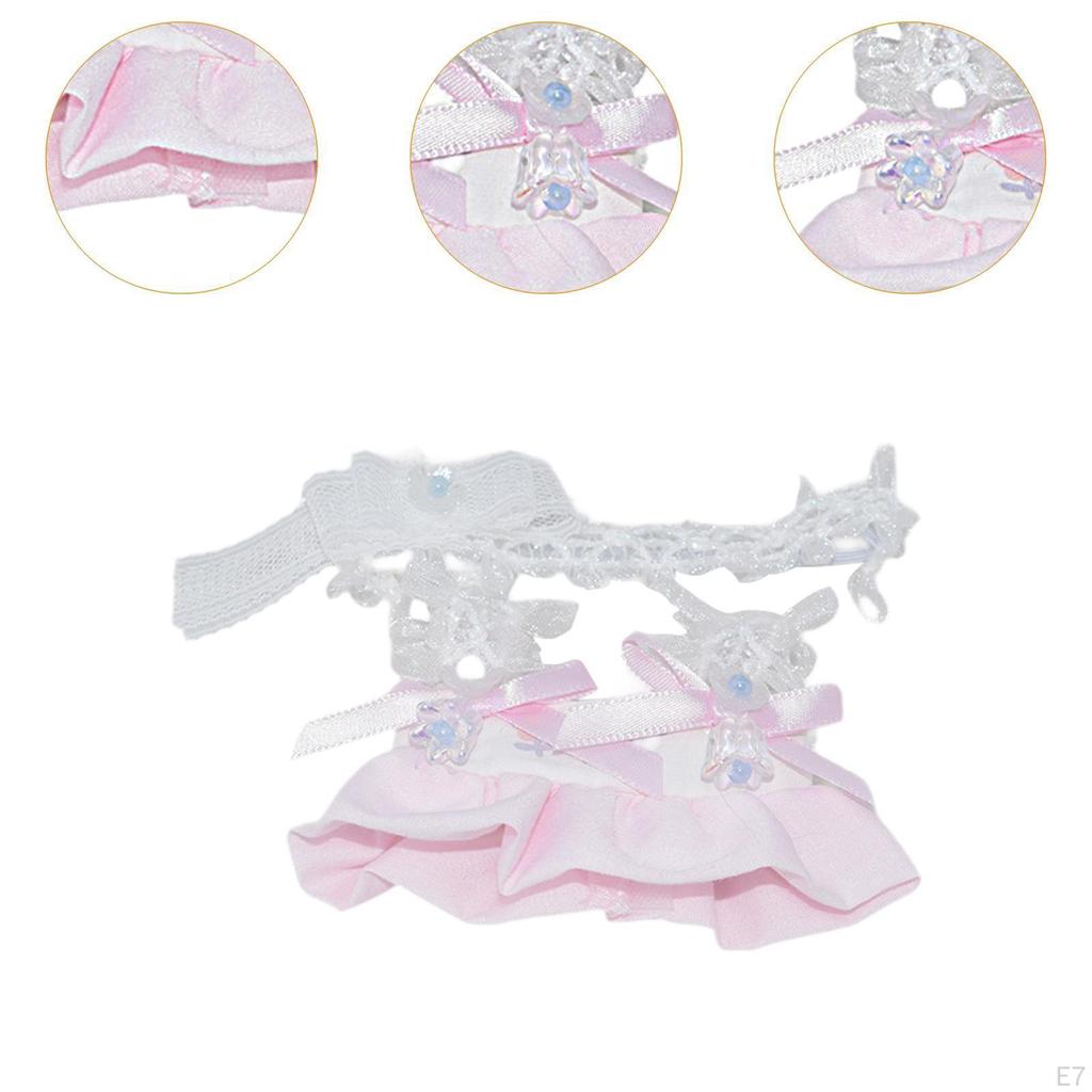 17cm Doll Clothes Pendant Soft Costume Photo Props Decoration Cute Stylish for Kids