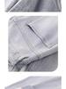 Gray High-Waisted Slimming Petite Wide-Leg Jeans for Women, Nine-Point Length, Perfect for Autumn and Spring 2025
