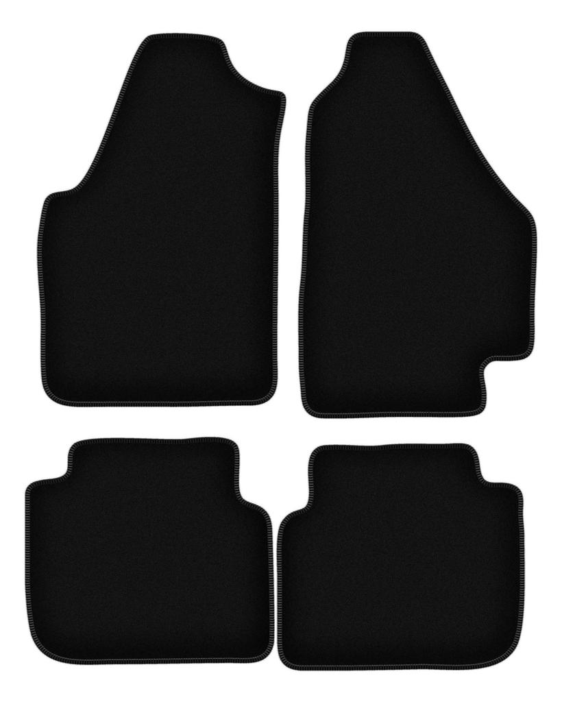 Basic Velour Floor Mats, For Lancia Musa Minivan (2004-2012)