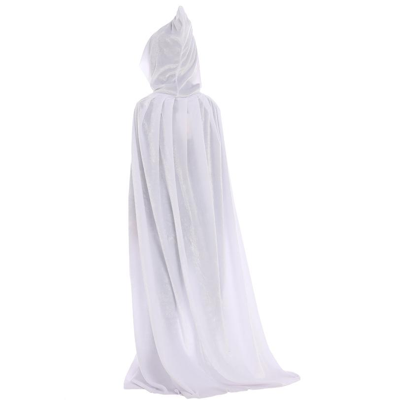 Pelerină de Halloween din catifea pentru copii și adulți - Pelerină costum cosplay de vrăjitoare sau secerător