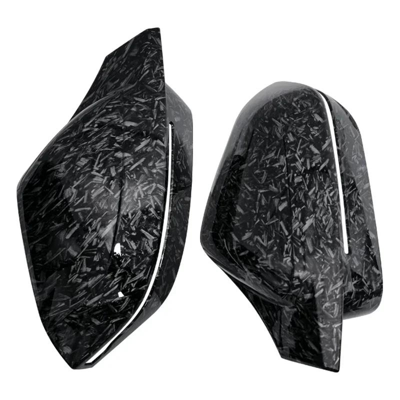 M Look Replacement Bright Black Side Mirror Cover Caps for BMW 5 7 I5 I7 Series G60 G61 G68 G70 M3/M5 Style G90 Left Hand Drive