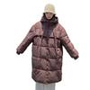 Thickened down cotton jacket women's long knee-length Korean version loose cotton jacket bread jacket winter new padded jacket jacket