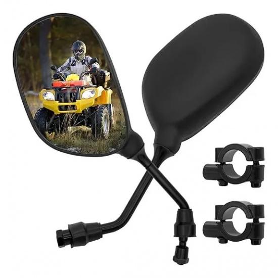 Motorcycle Rearview Mirror 8mm M8 Electric Vehicle Reversing Mirro Scooter Electrical Motor E-Bike Back Side Convex Mirrors