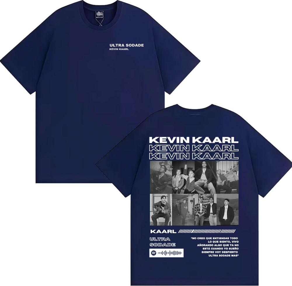 Rapper Kevin Kaarl Ultra Sodade Tour 2025 Cover T Shirt Unisex Unisex Fashion Gothic Retro TShirts Cotton Comfort Oversized T Shirt