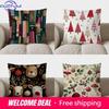 Home Decor Christmas Geometric Pattern Throw Pillow Cover Pattern Cushion Cover Suitable For Sofa Bedroom Car Pillow Cover
