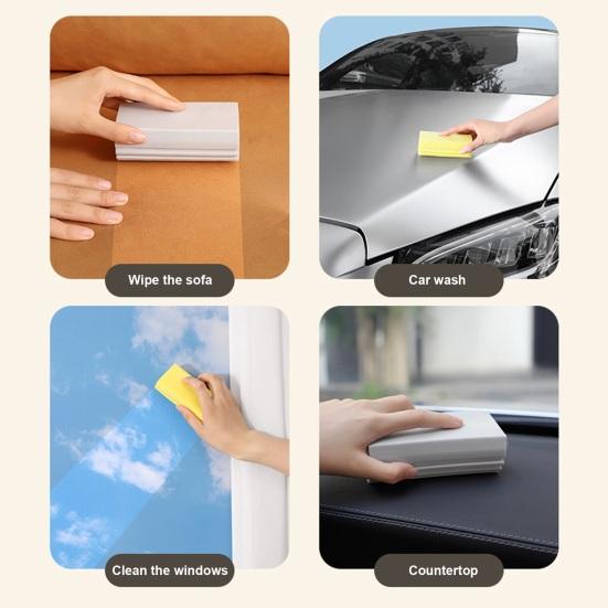 2Pcs Cleaning Sponge High Density Strong Water Absorption Wear-Resistant Versatile Cleaning Eraser Sponge