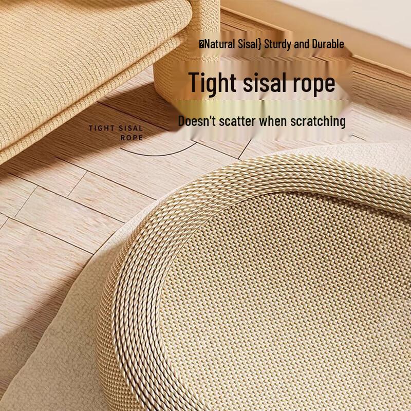 Oval Hemp Cat Scratcher Pad