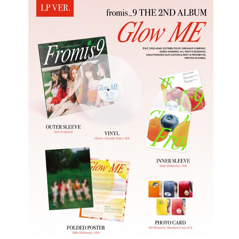 [PRE ORDER] Fromis_9 – 2nd Studio Album Glow ME (Vinyl Ver.)