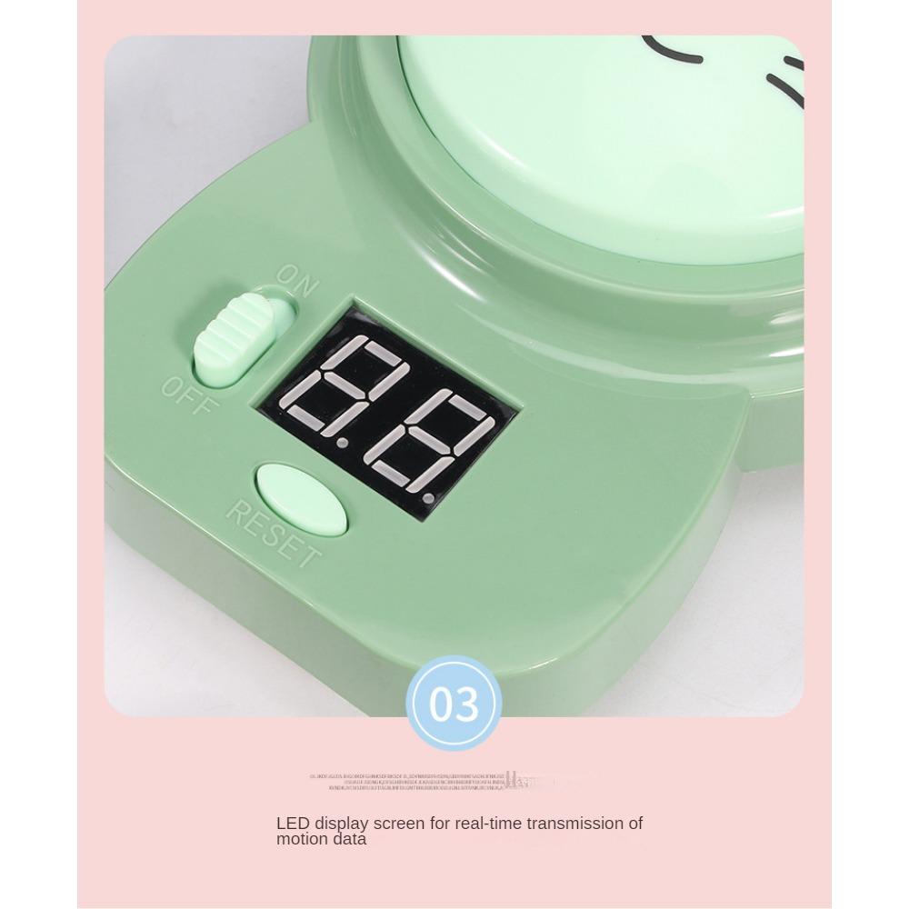 Tester de înălțime pentru copii, muzică clapper, dispozitiv asistat de săritură în înălțime lungă, ecran LED jucărie de numărare a vocii în chineză și engleză