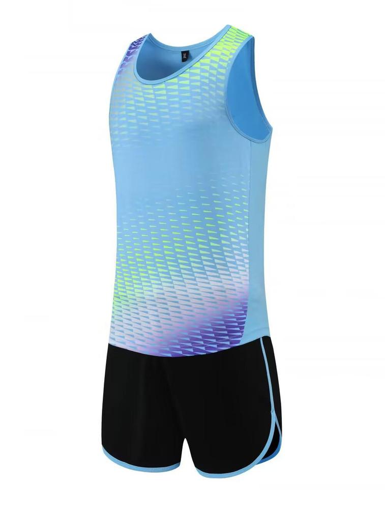 Unisex schnelltrocknende schweißableitende Leichtathletik-Teamuniform-Sets für die Schule und das Marathon-Training