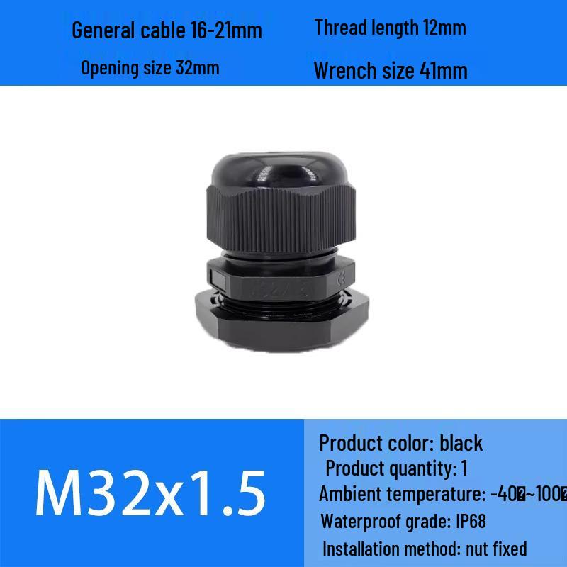 M Series Waterproof Nylon Cable Gland Connector